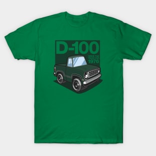 D100 - 1976 (Dark Green Iridescent) T-Shirt